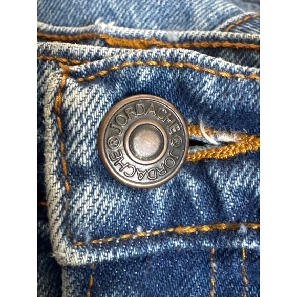 Vintage Jordache Denim Jeans Womens Blue Medium Wash Stonewash Straight Leg - Picture 8 of 10